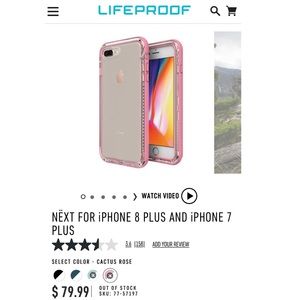 Lifeproof iPhone 7/8 plus case .